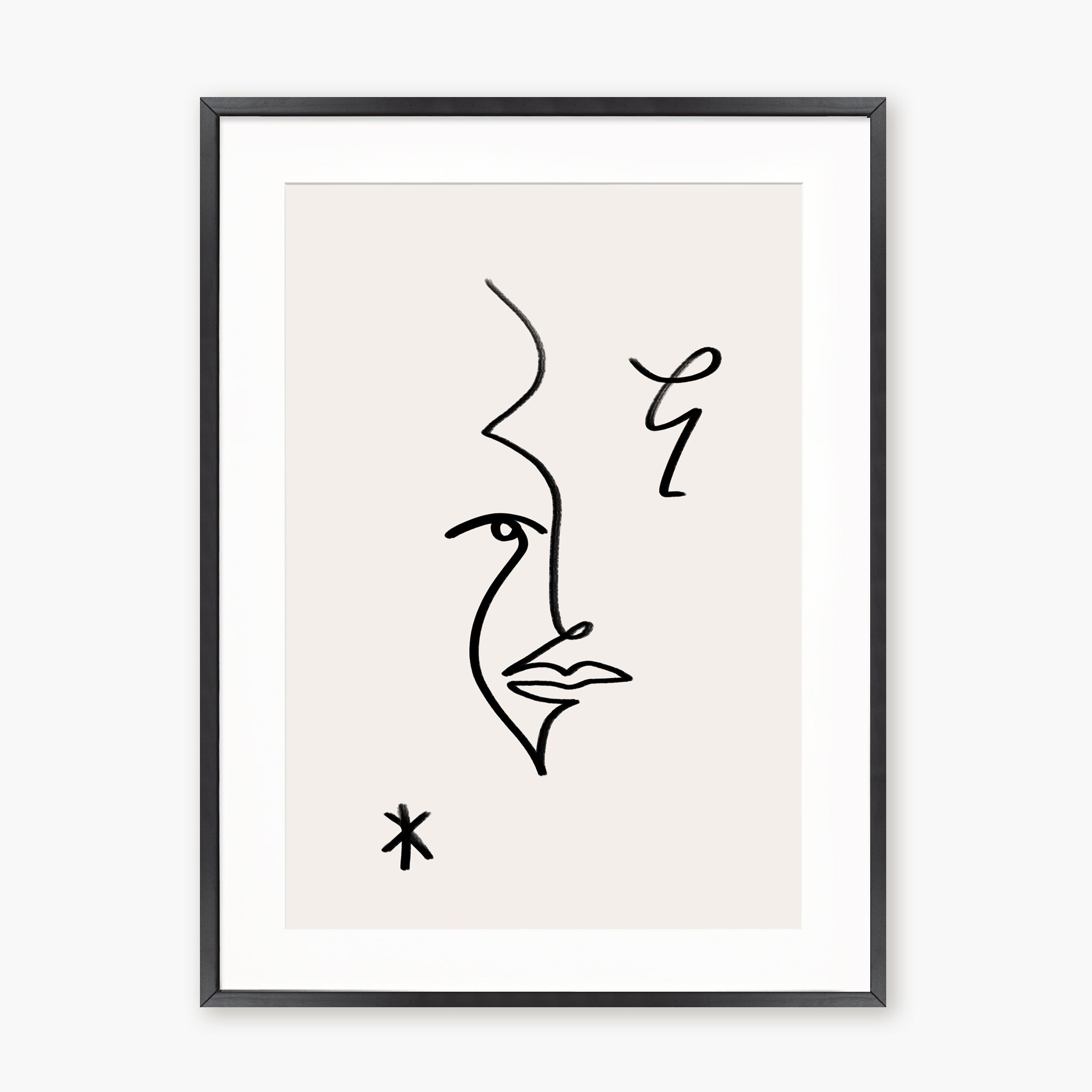Line Art - Visage étroit