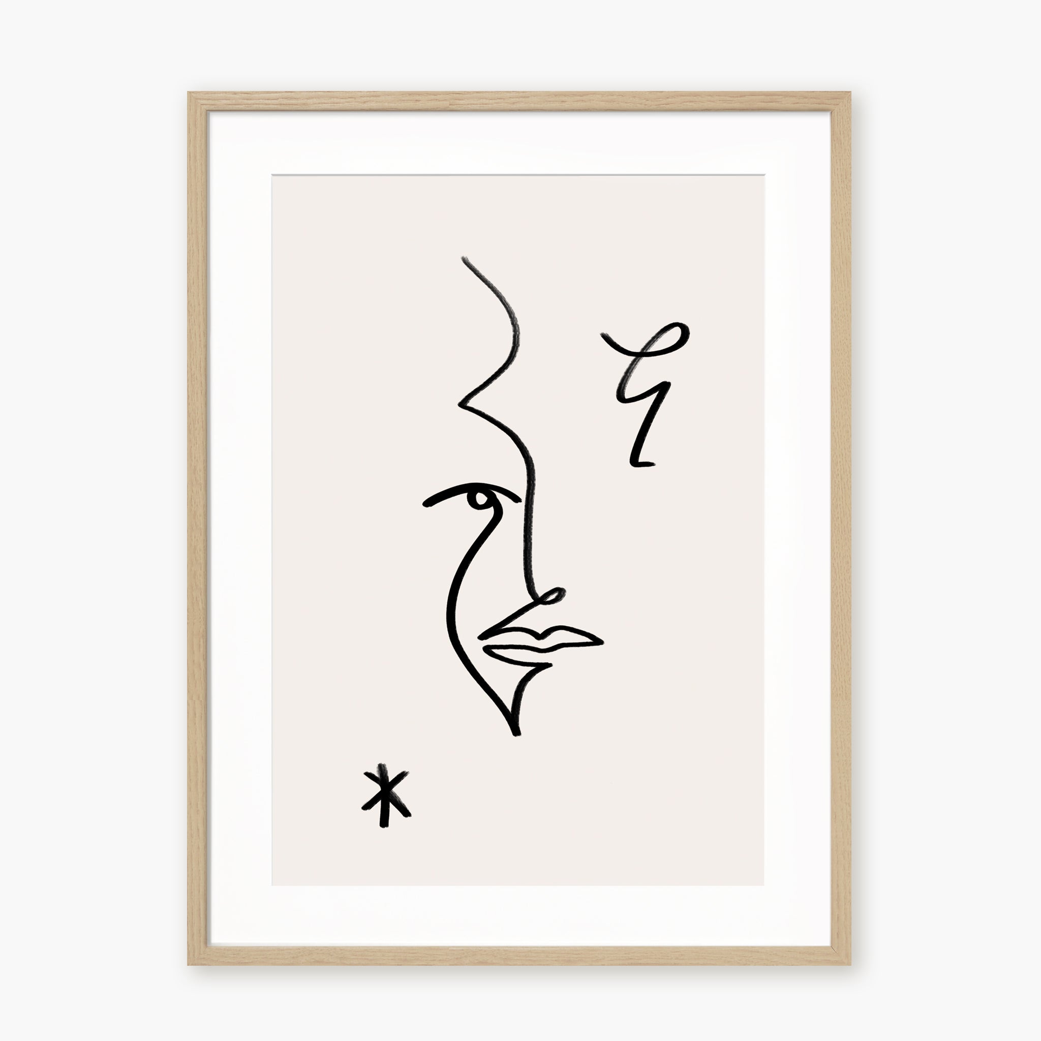 Line Art - Visage étroit