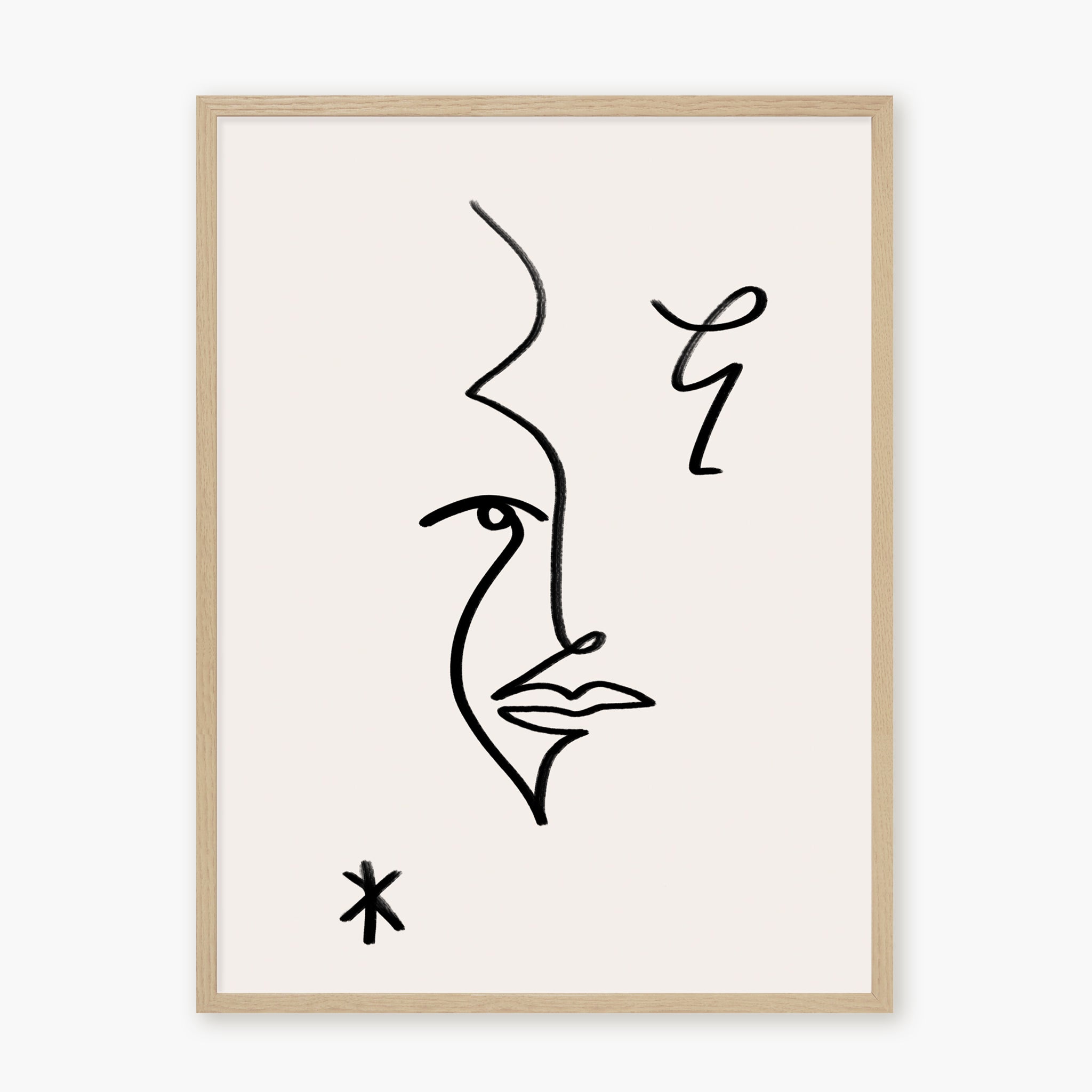 Line Art - Visage étroit