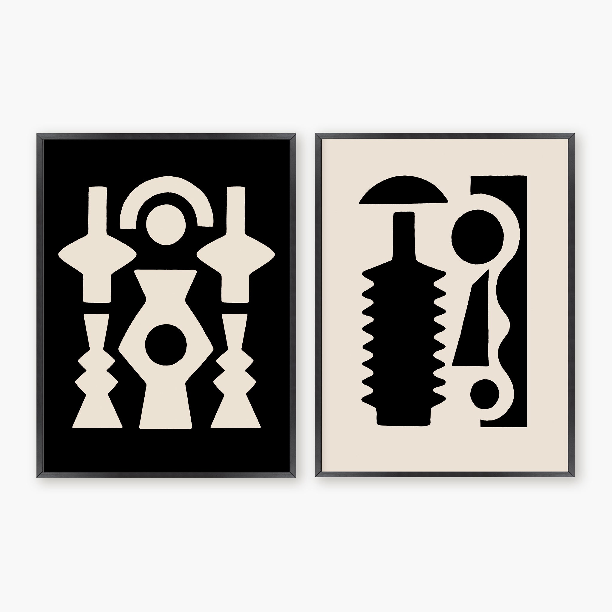 Diptyque - Abstract Forms