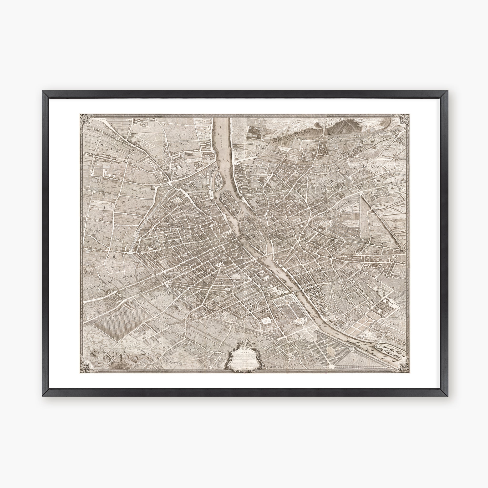 Plan de Turgot, Paris au XVIII° siècle