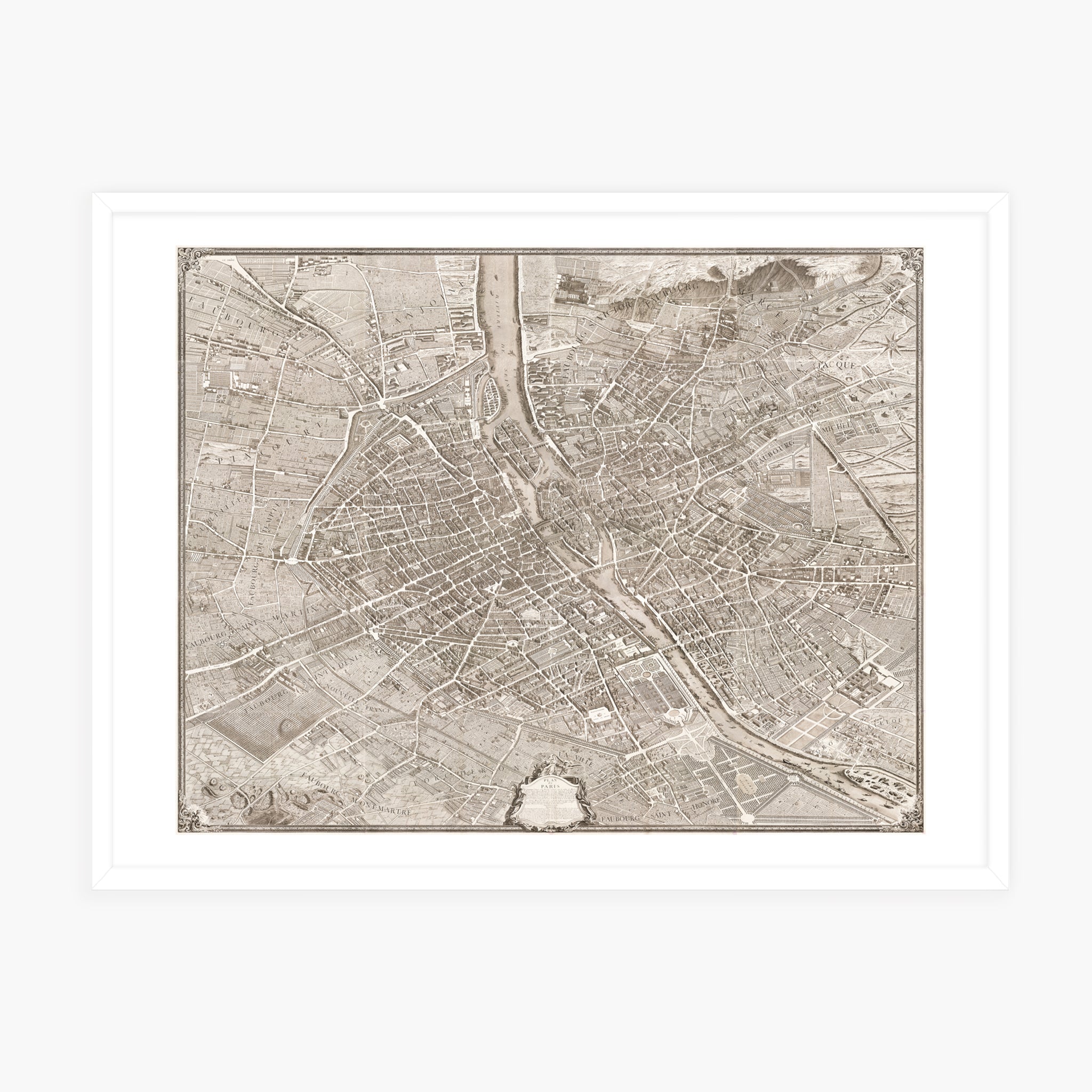 Plan de Turgot, Paris au XVIII° siècle