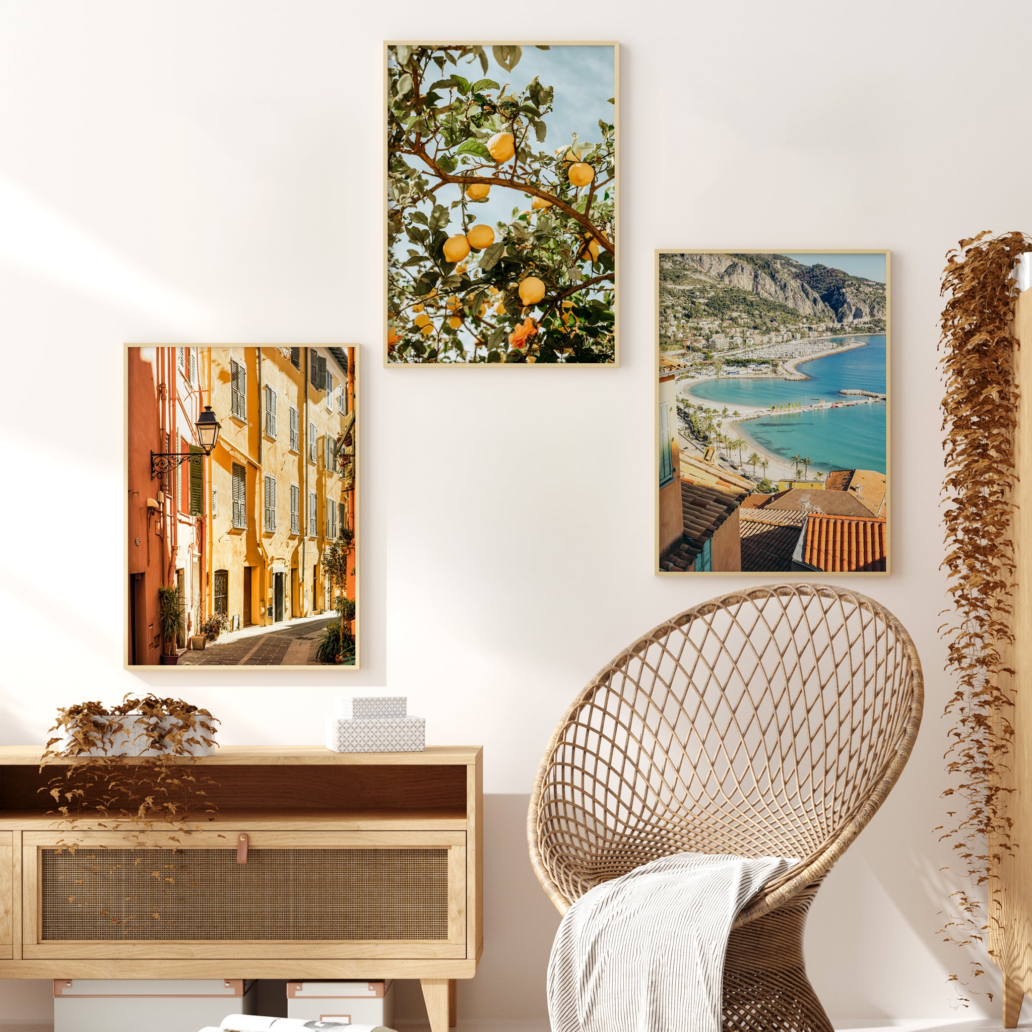 Triptyque - Yellow Menton