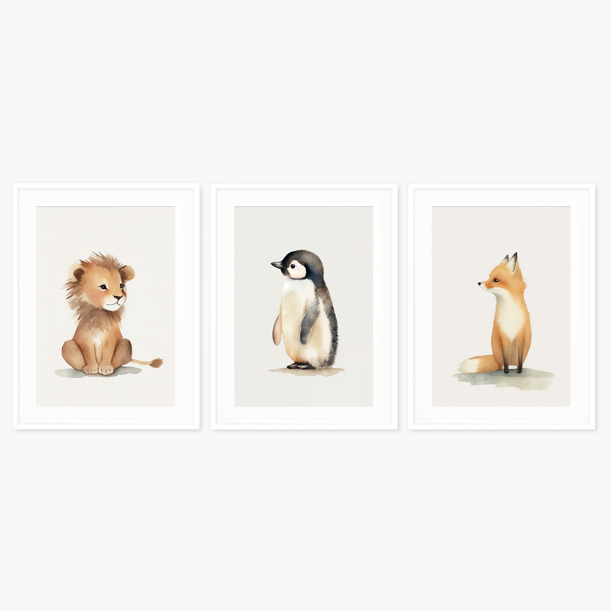 Triptyque - Baby animaux