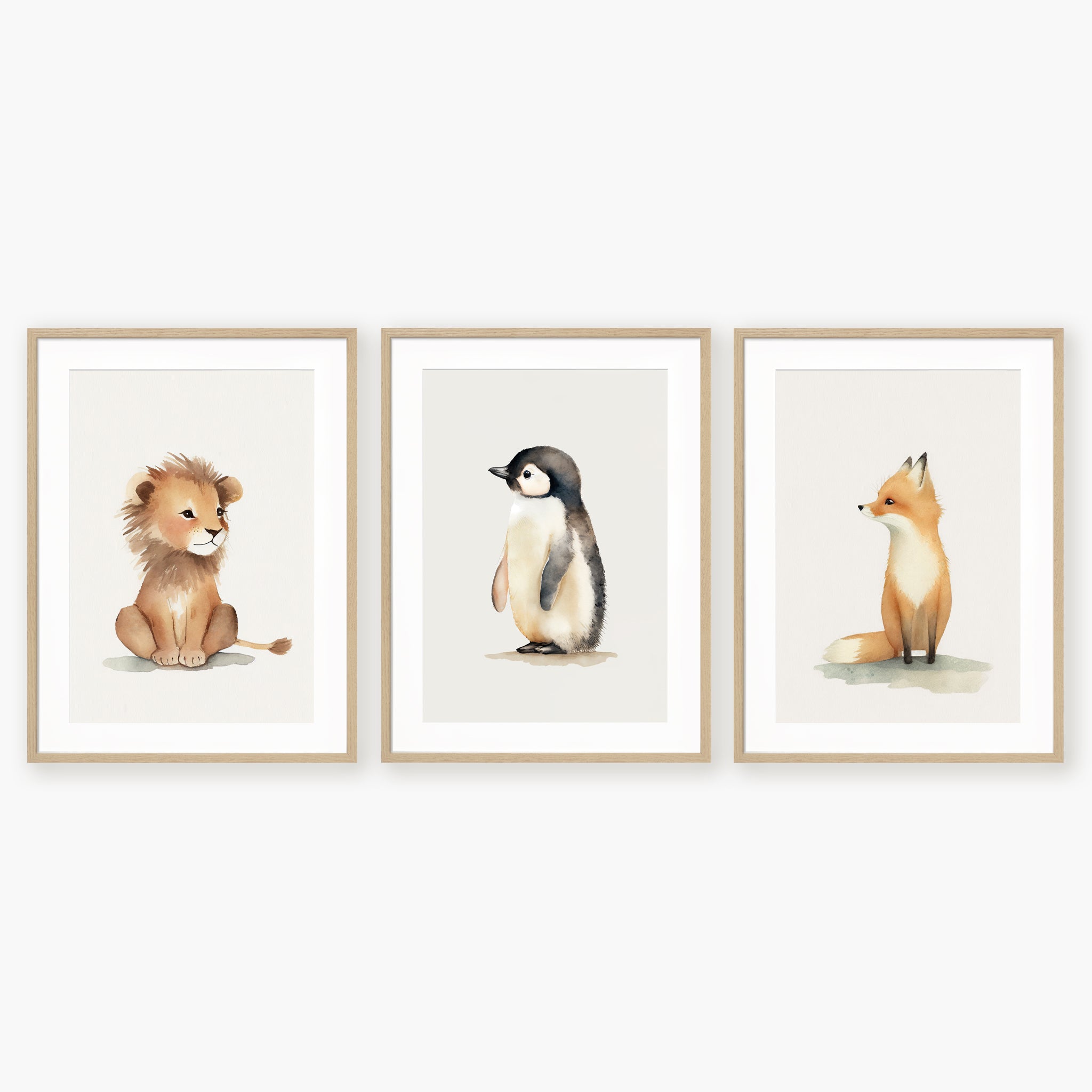 Triptyque - Baby animaux