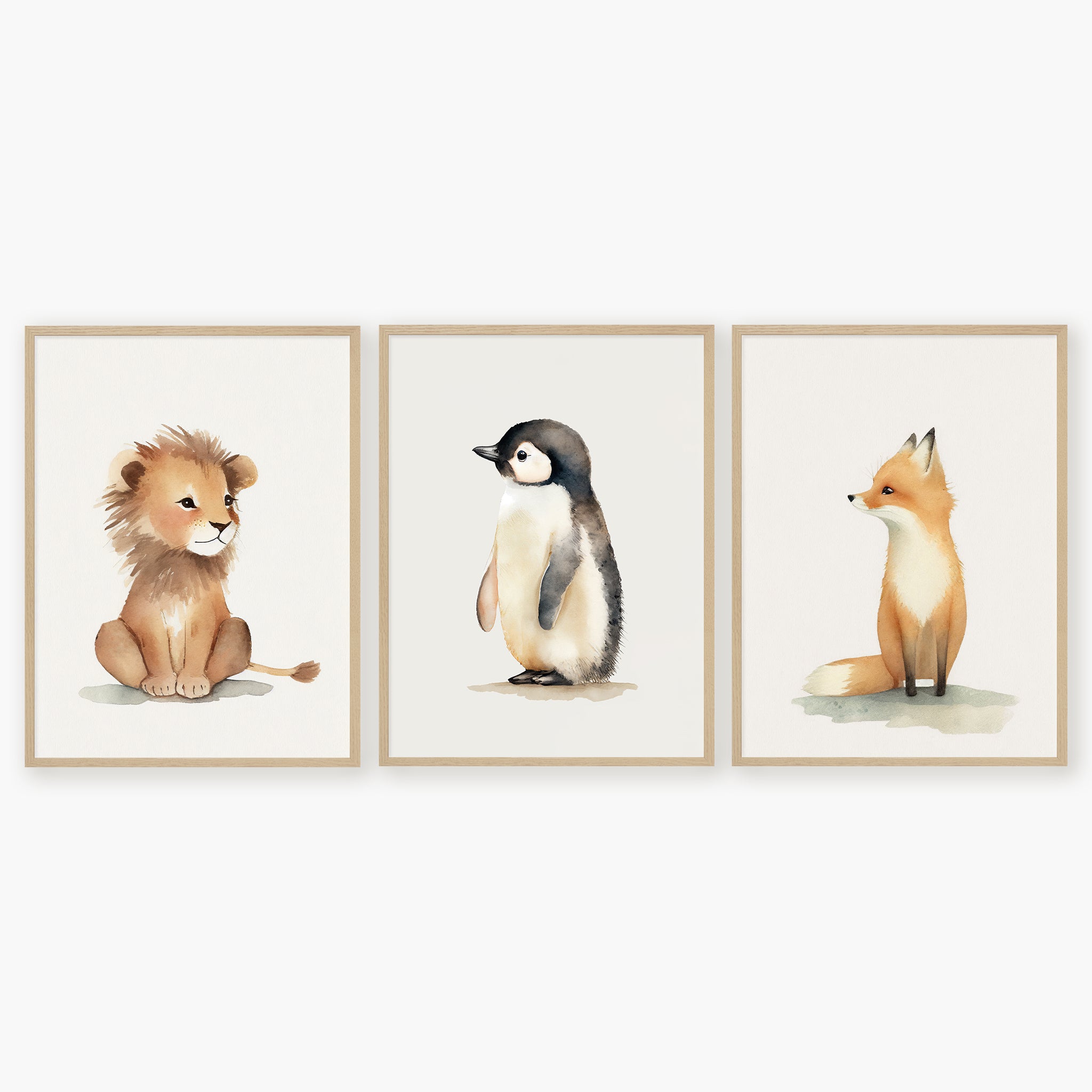 Triptyque - Baby animaux