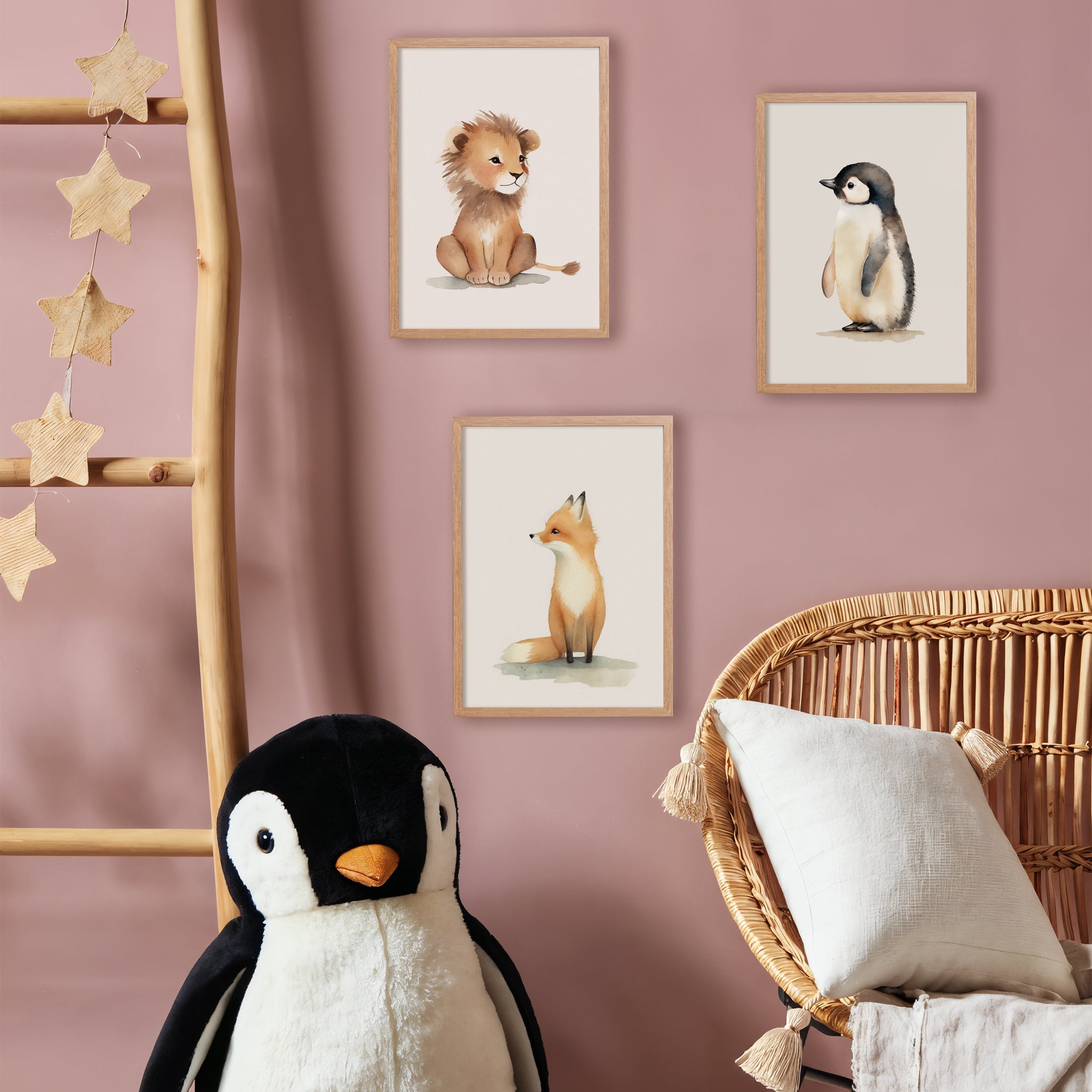 Triptyque - Baby animaux
