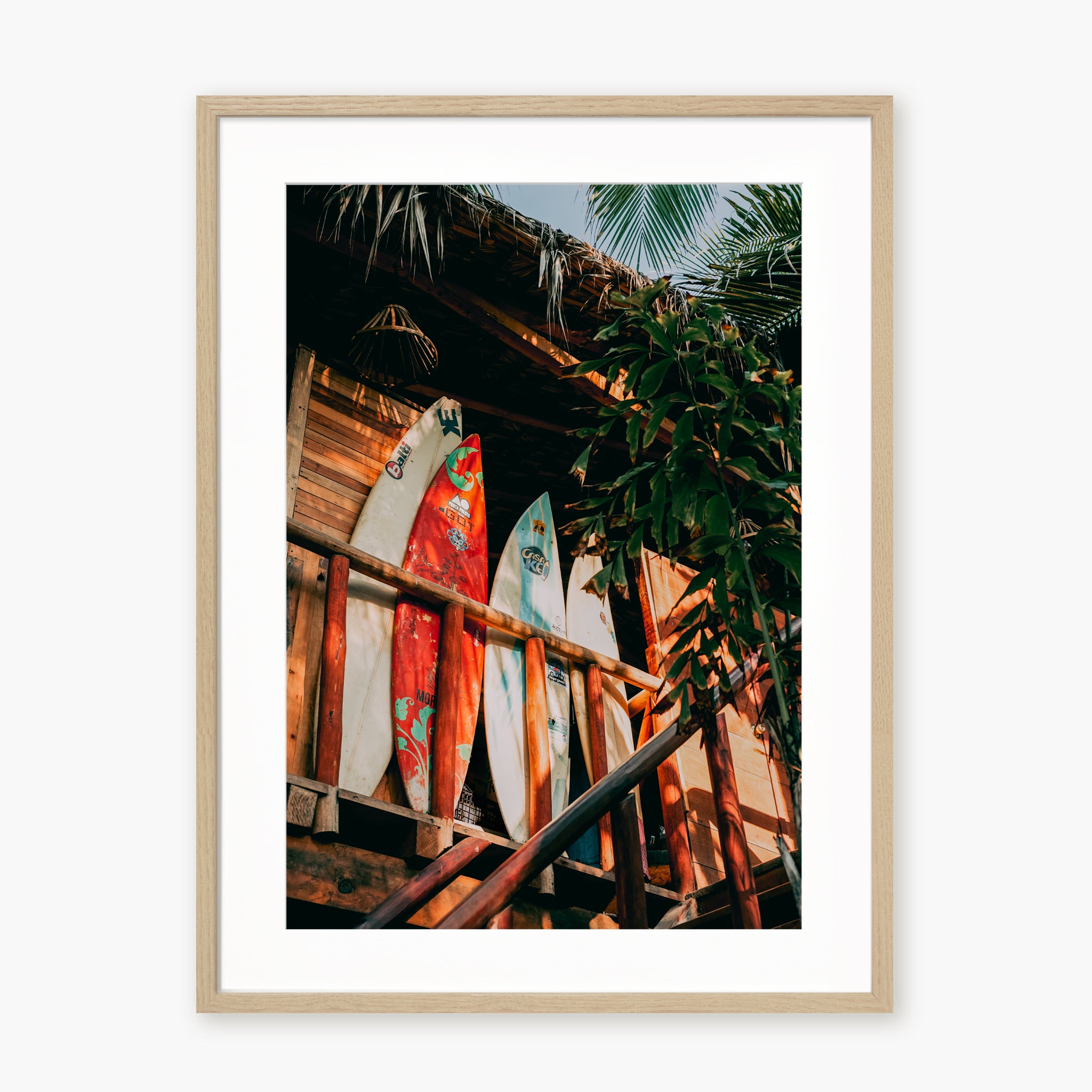 Surfboard in Jungle