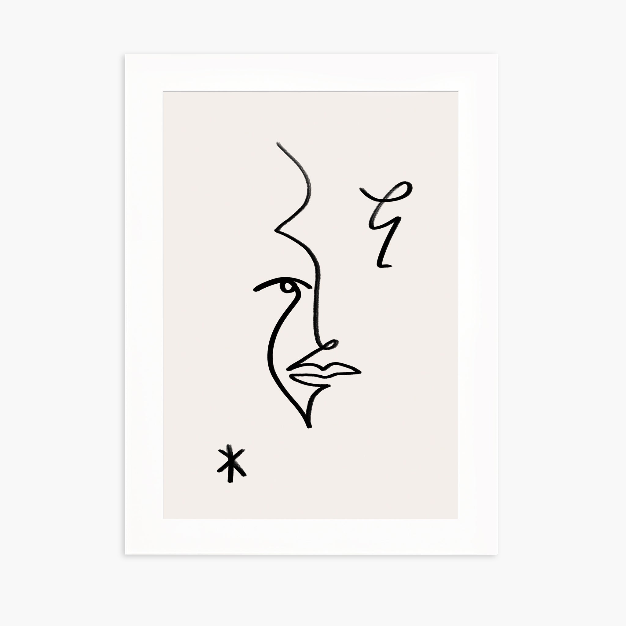 Line Art - Visage étroit