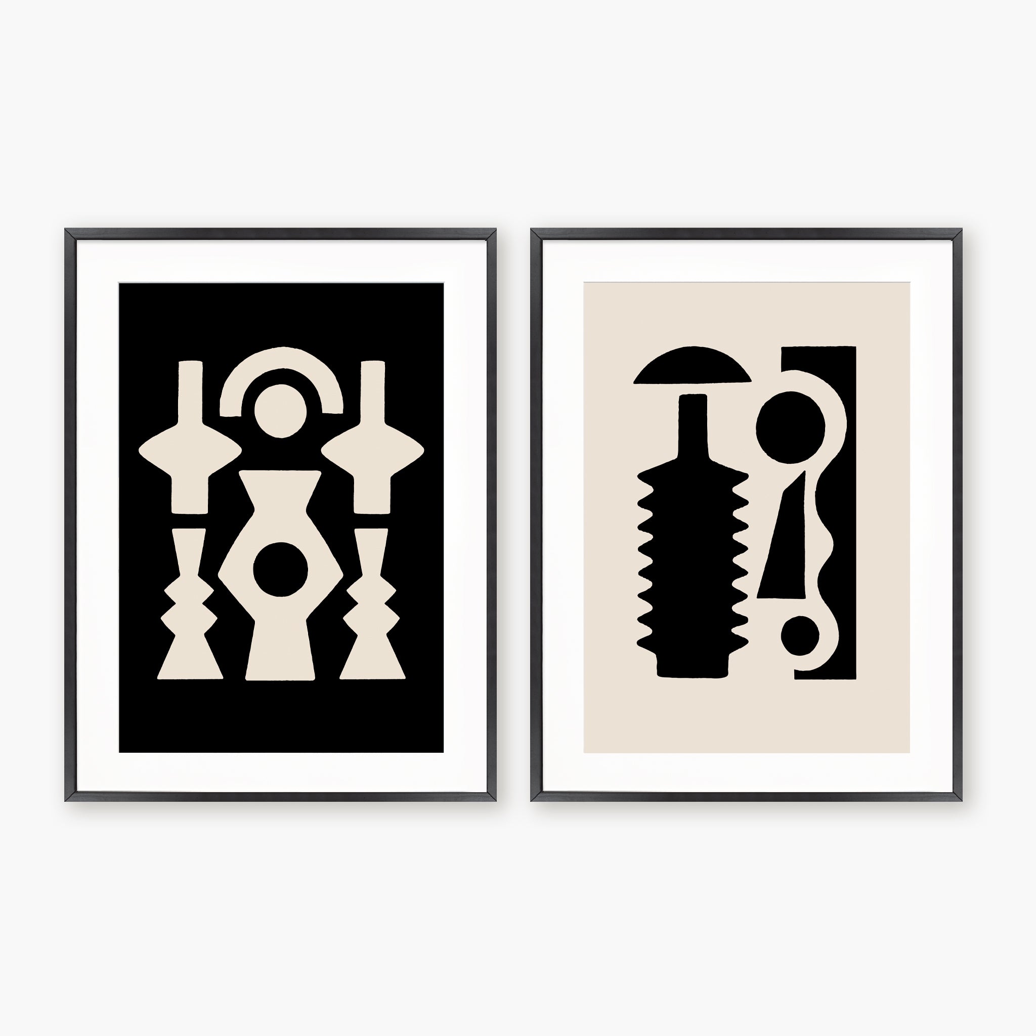 Diptyque - Abstract Forms