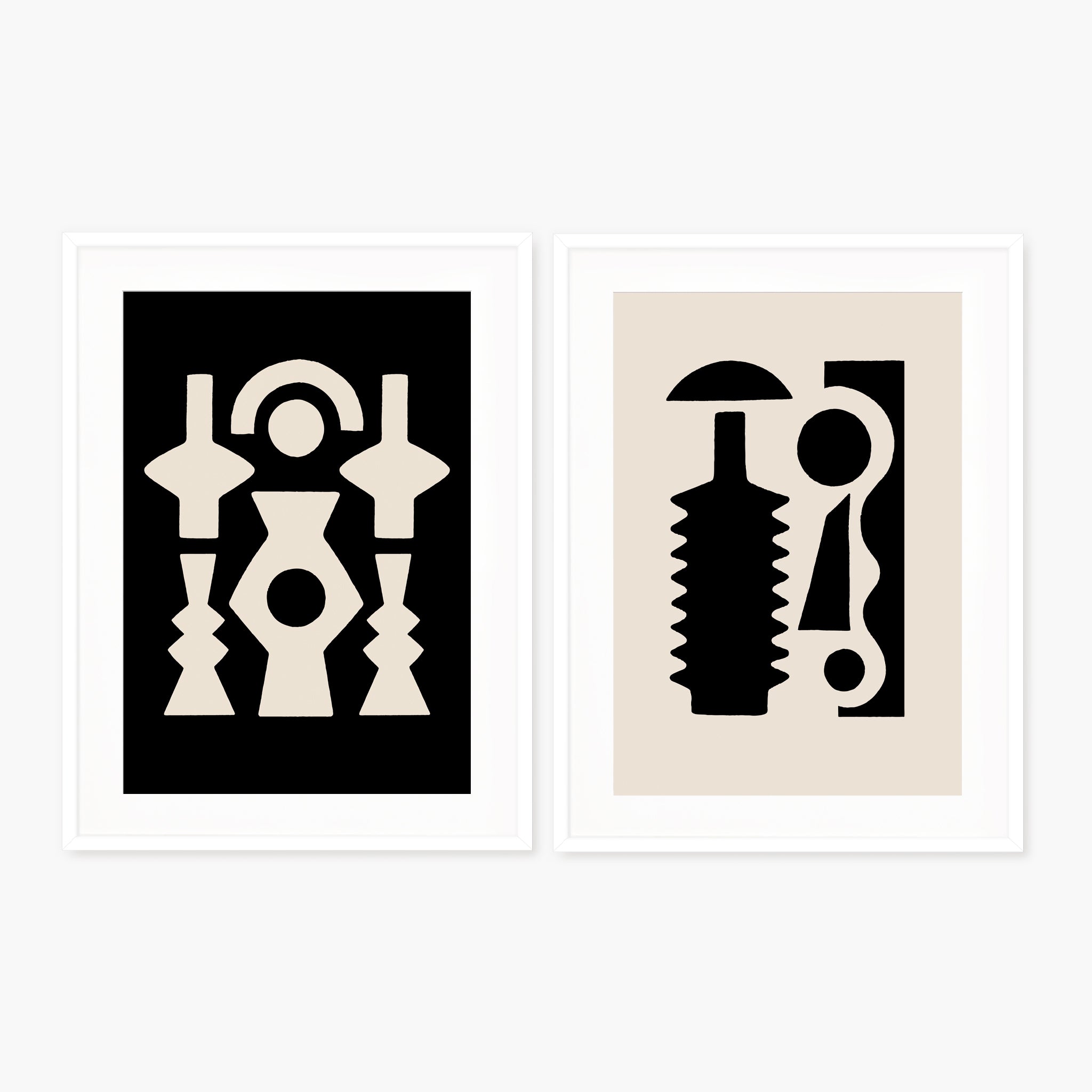 Diptyque - Abstract Forms