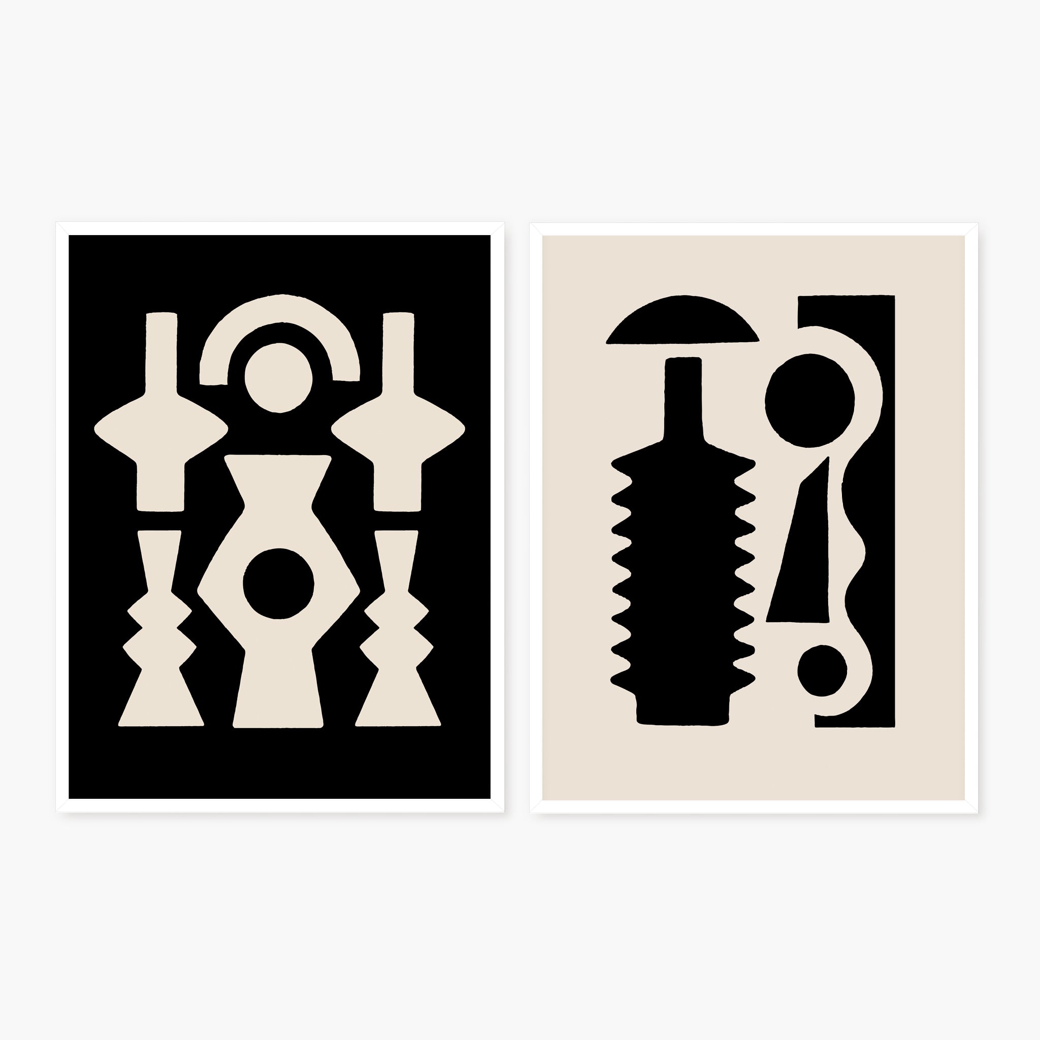 Diptyque - Abstract Forms