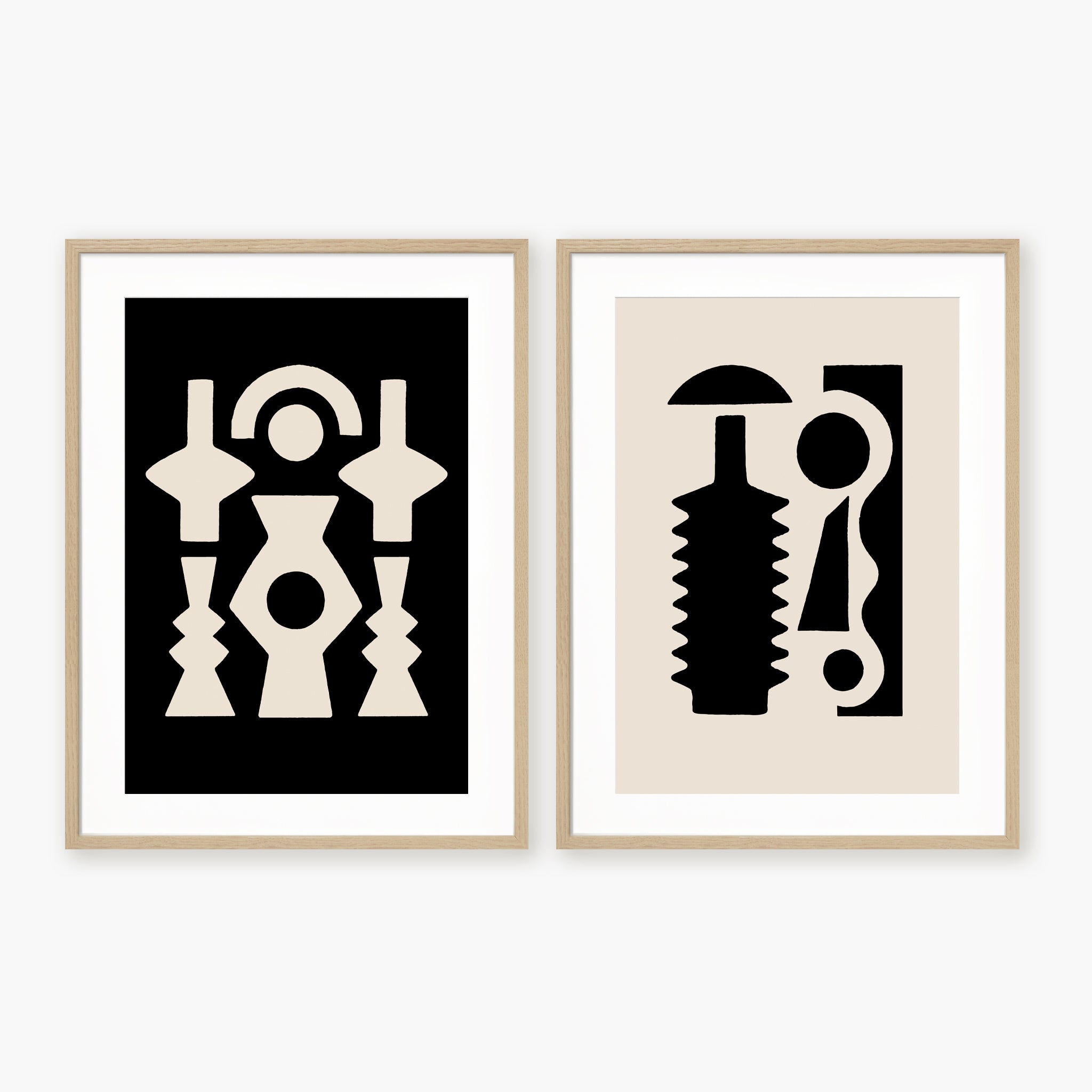 Diptyque - Abstract Forms