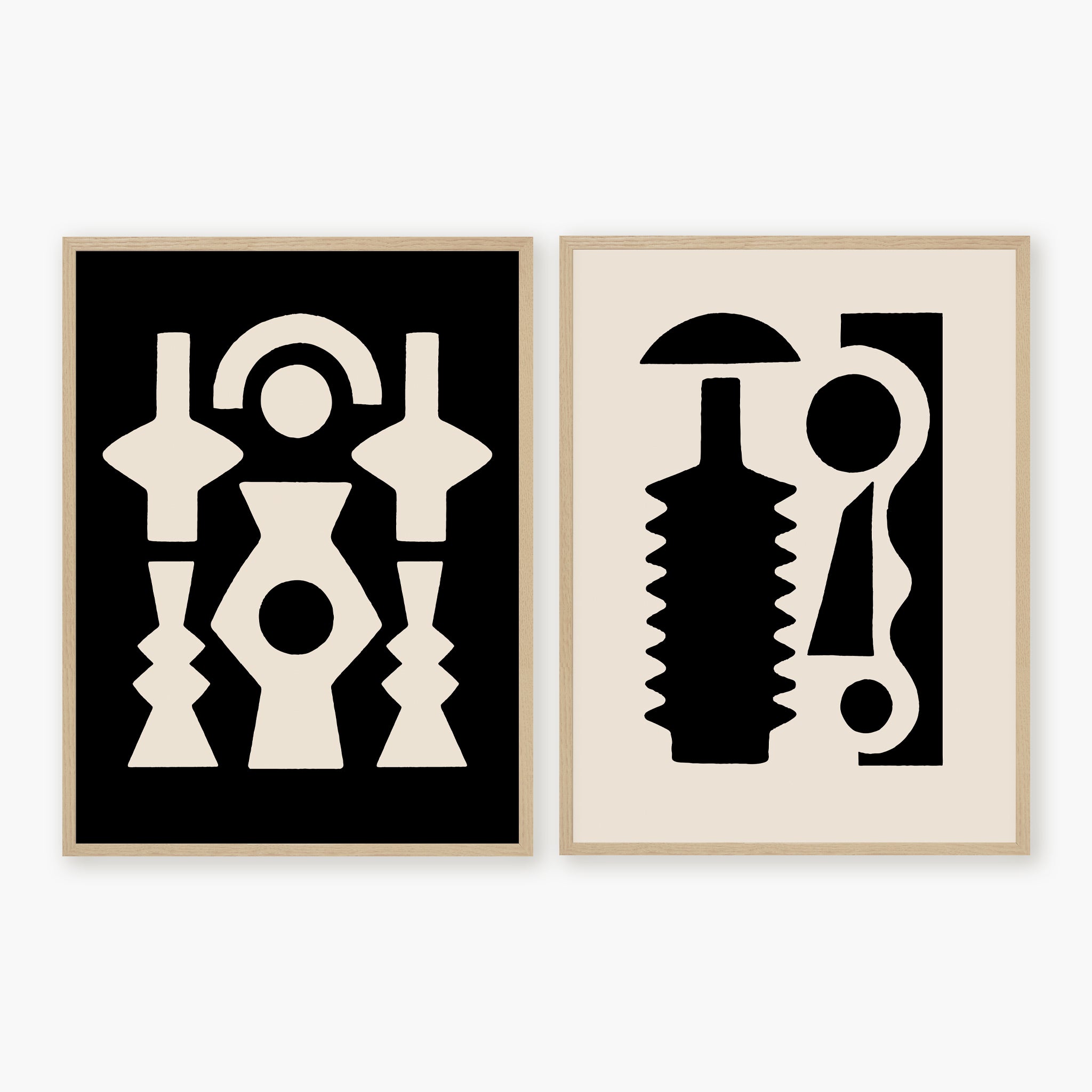 Diptyque - Abstract Forms