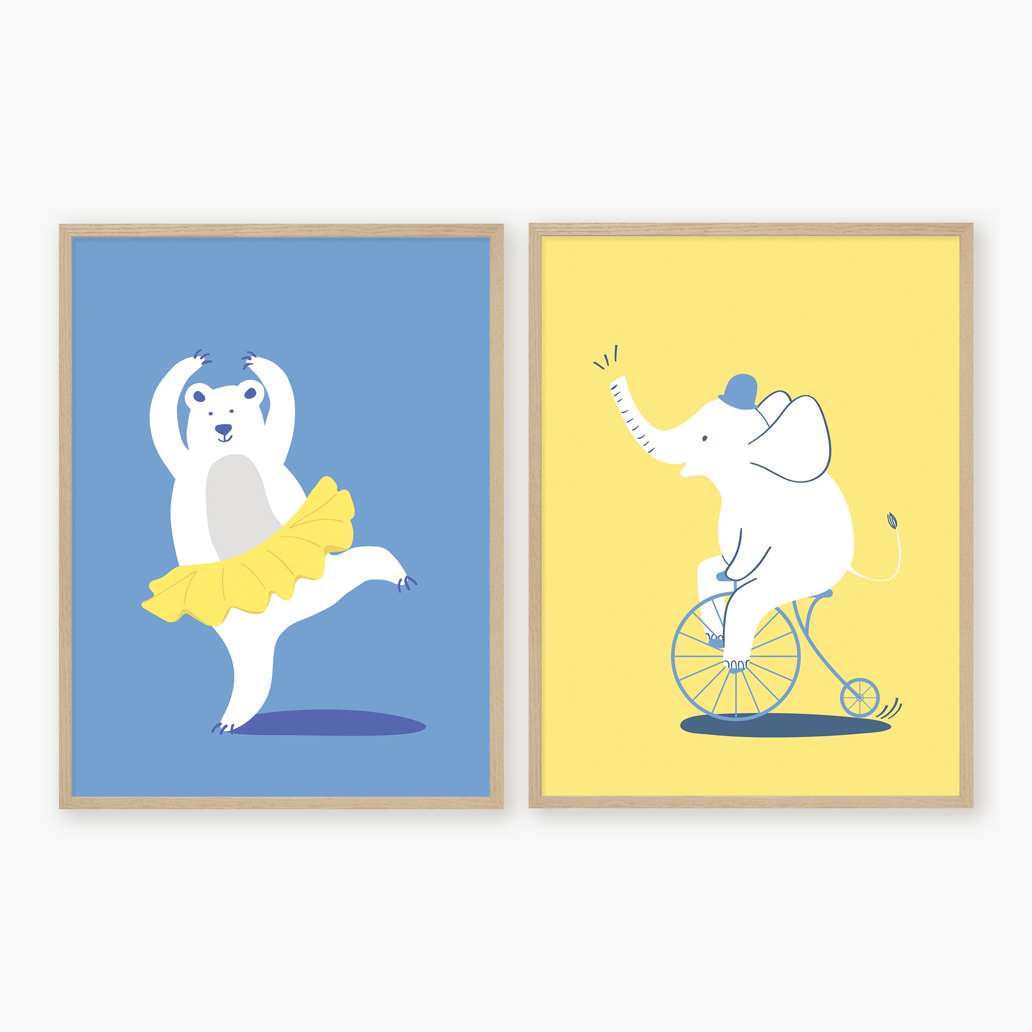 Diptyque - Ours & Éléphant