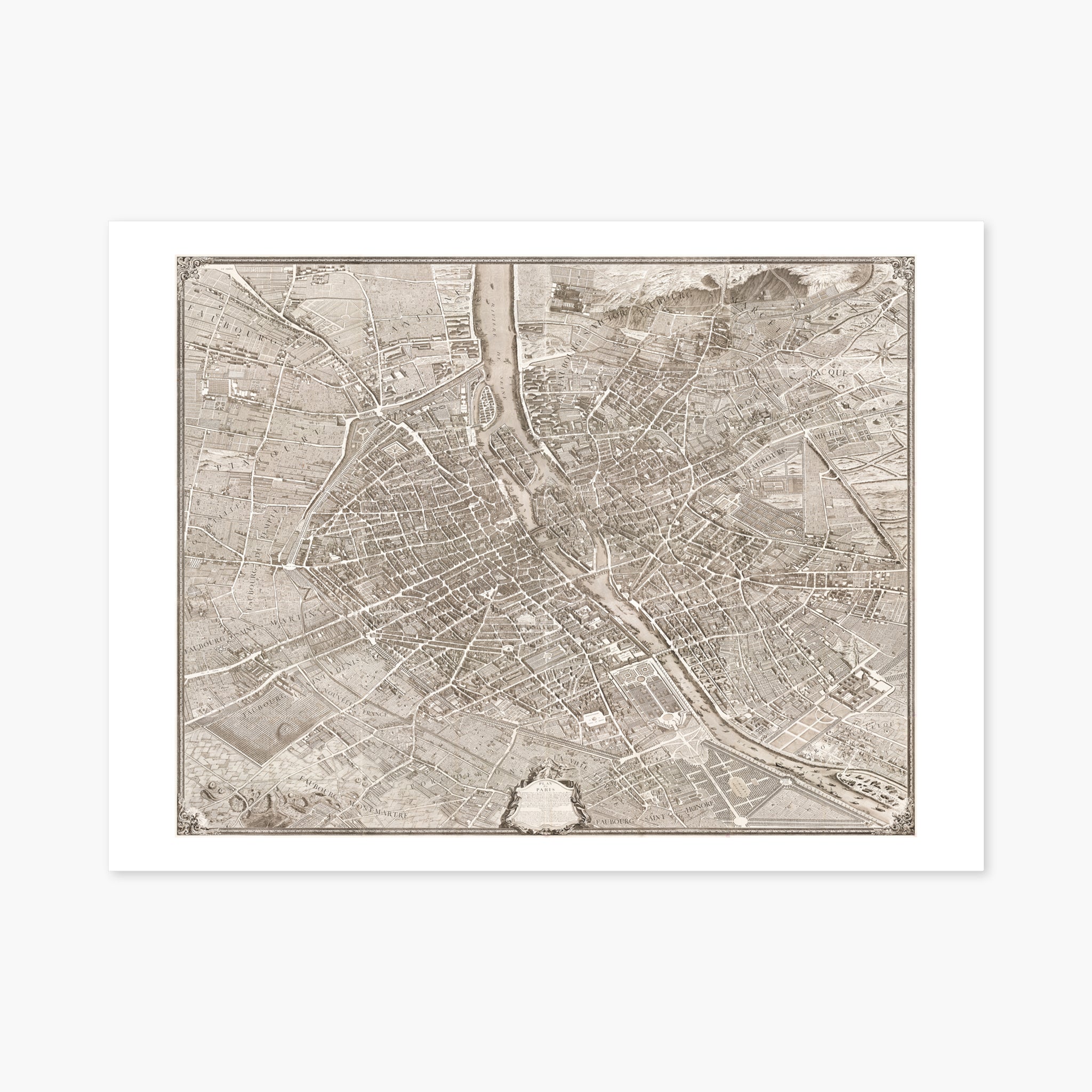 Plan de Turgot, Paris au XVIII° siècle