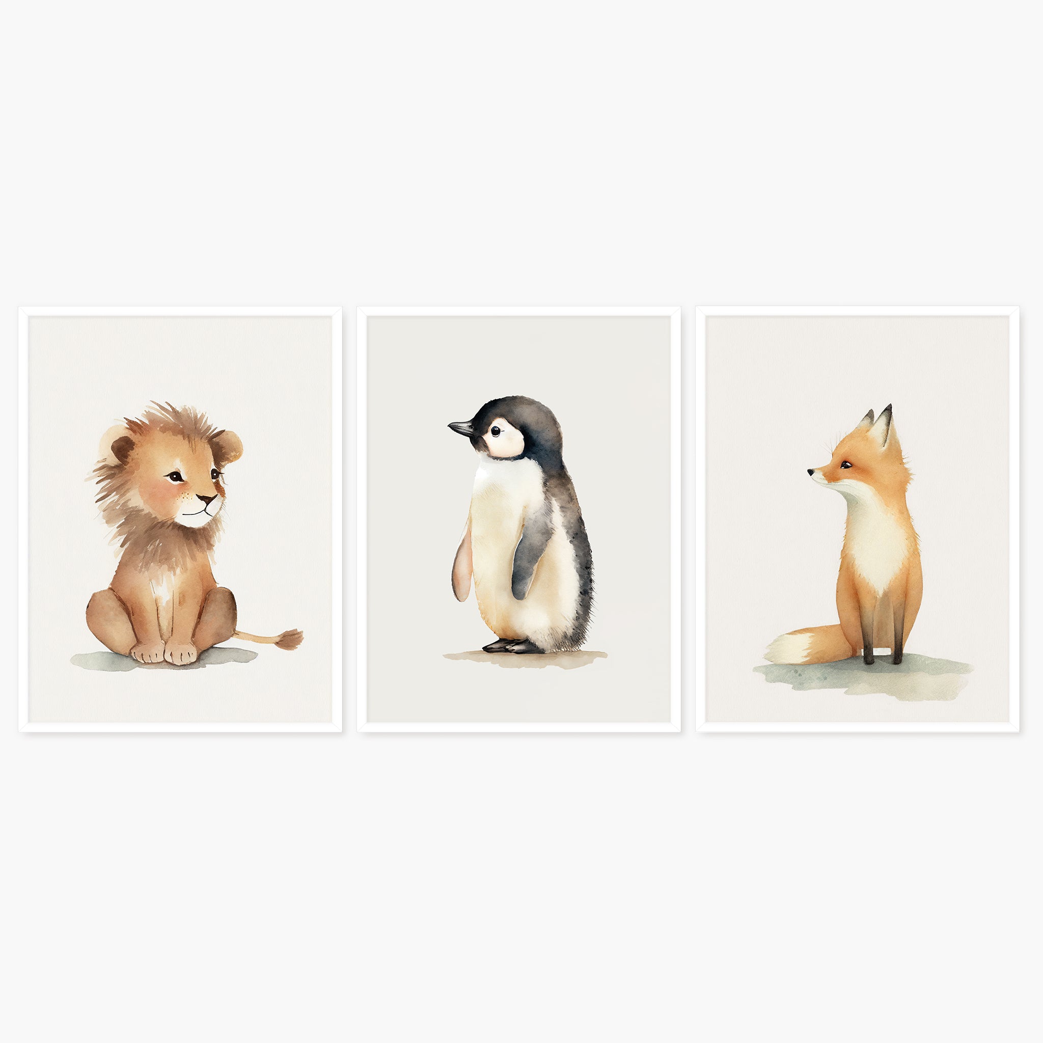 Triptyque - Baby animaux