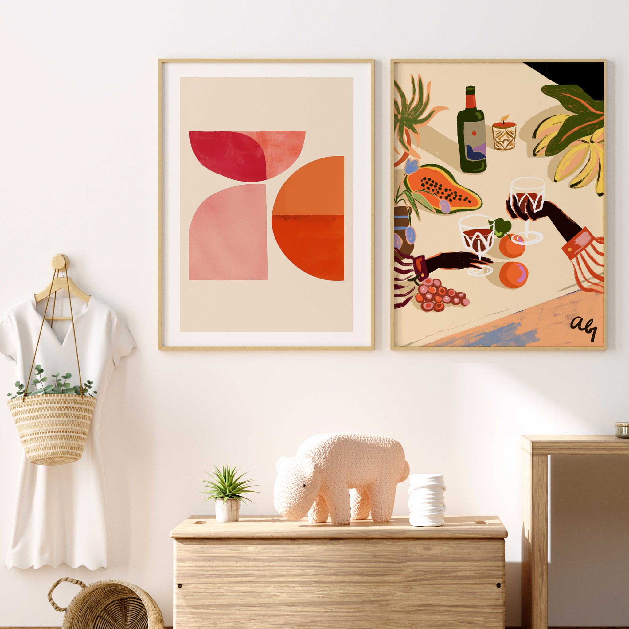 Diptyque - Abstract and Joy
