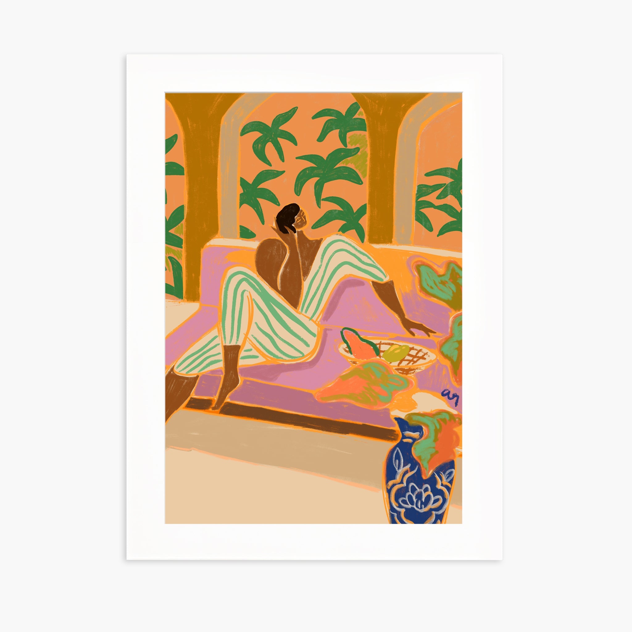 Lounging at twilight
