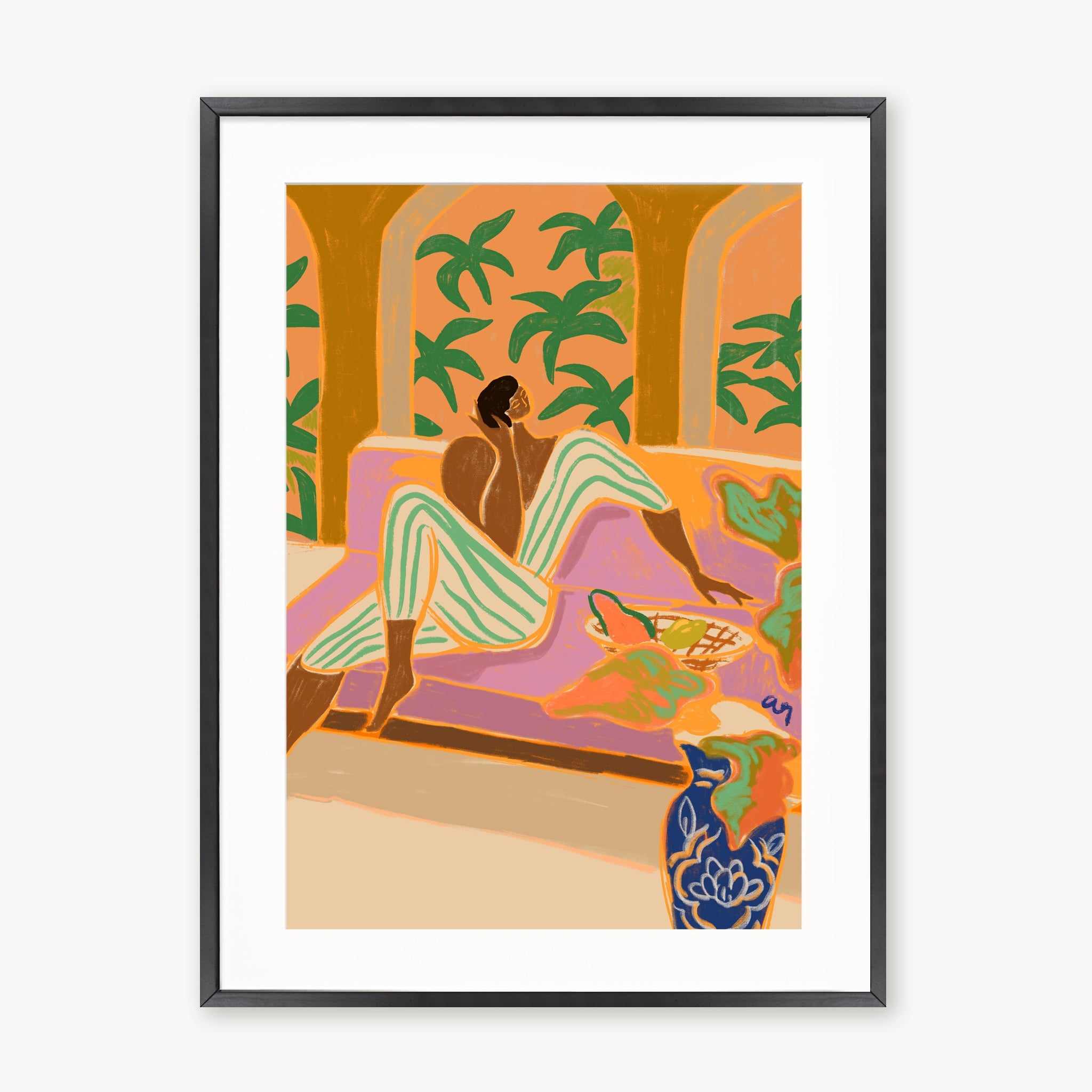 Lounging at twilight
