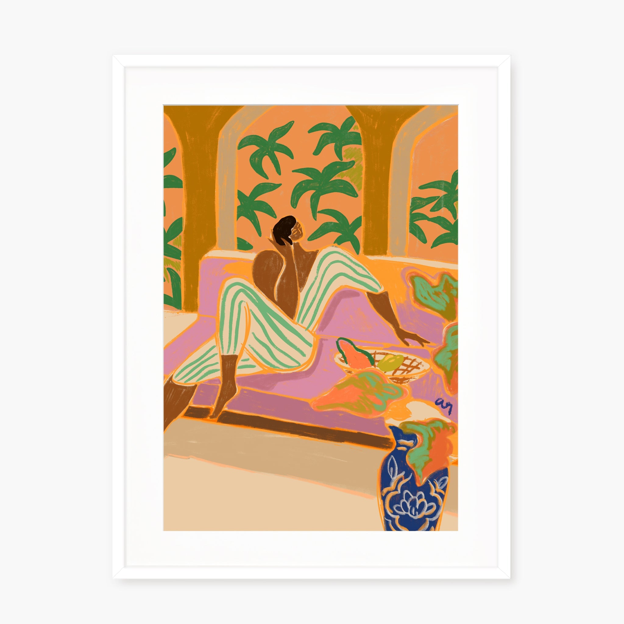 Lounging at twilight