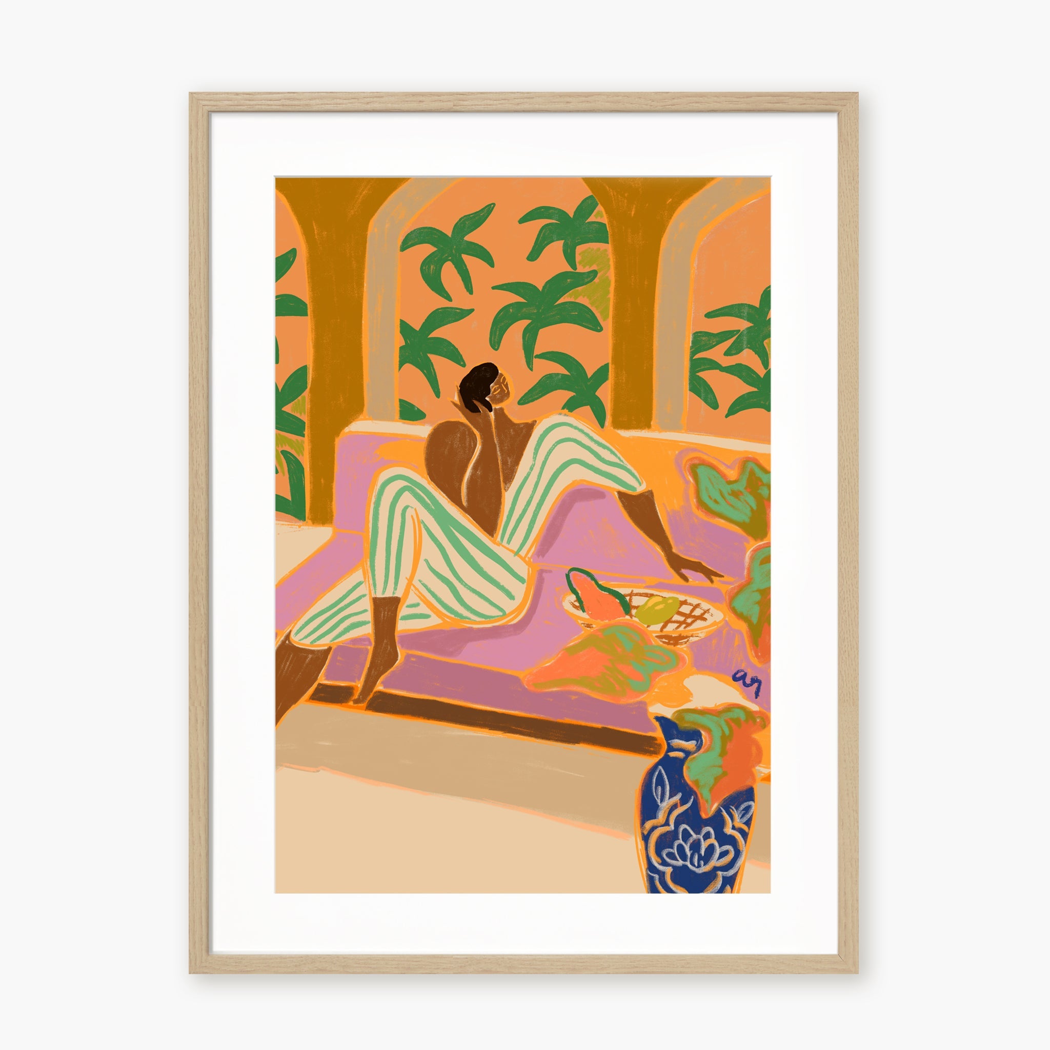 Lounging at twilight