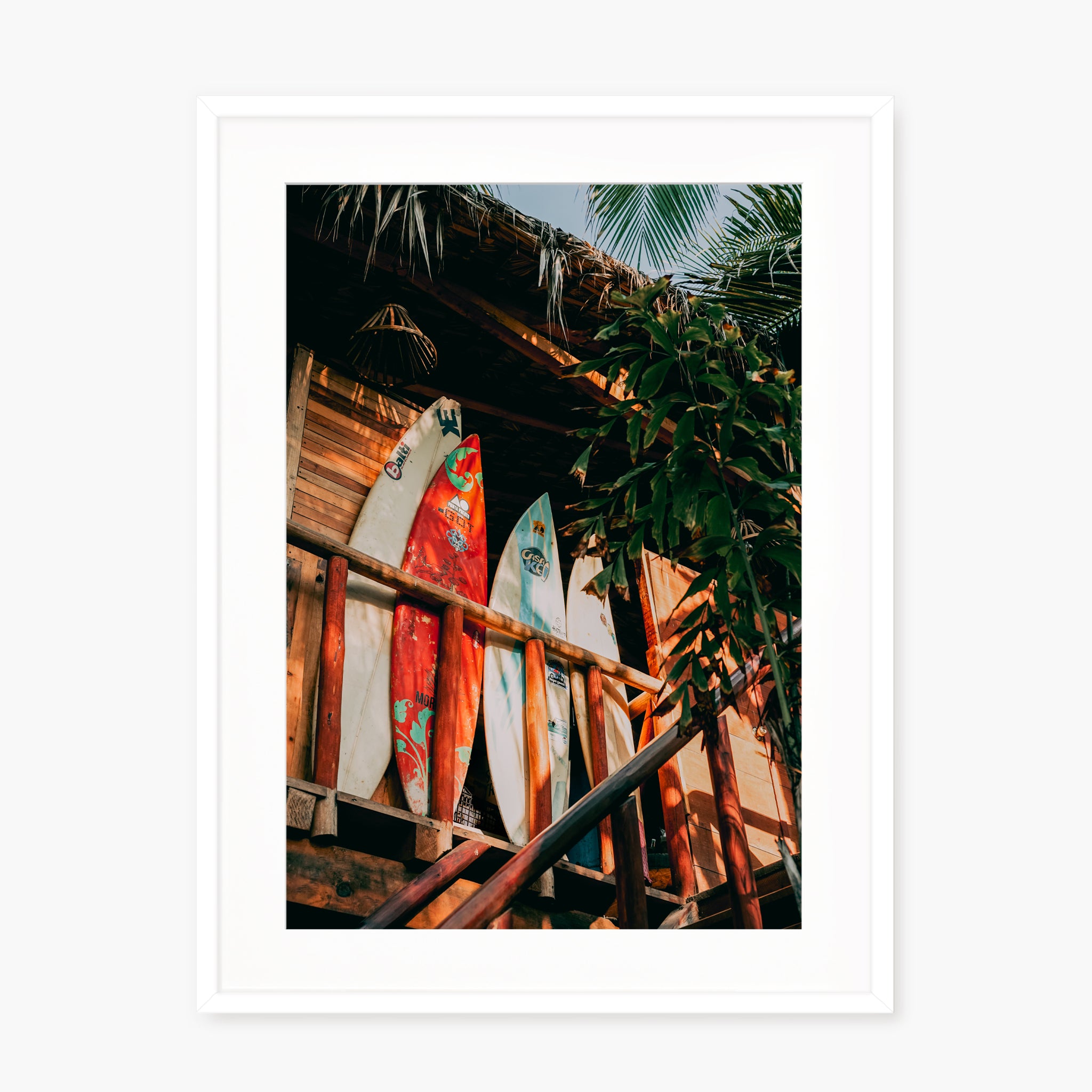 Surfboard in Jungle