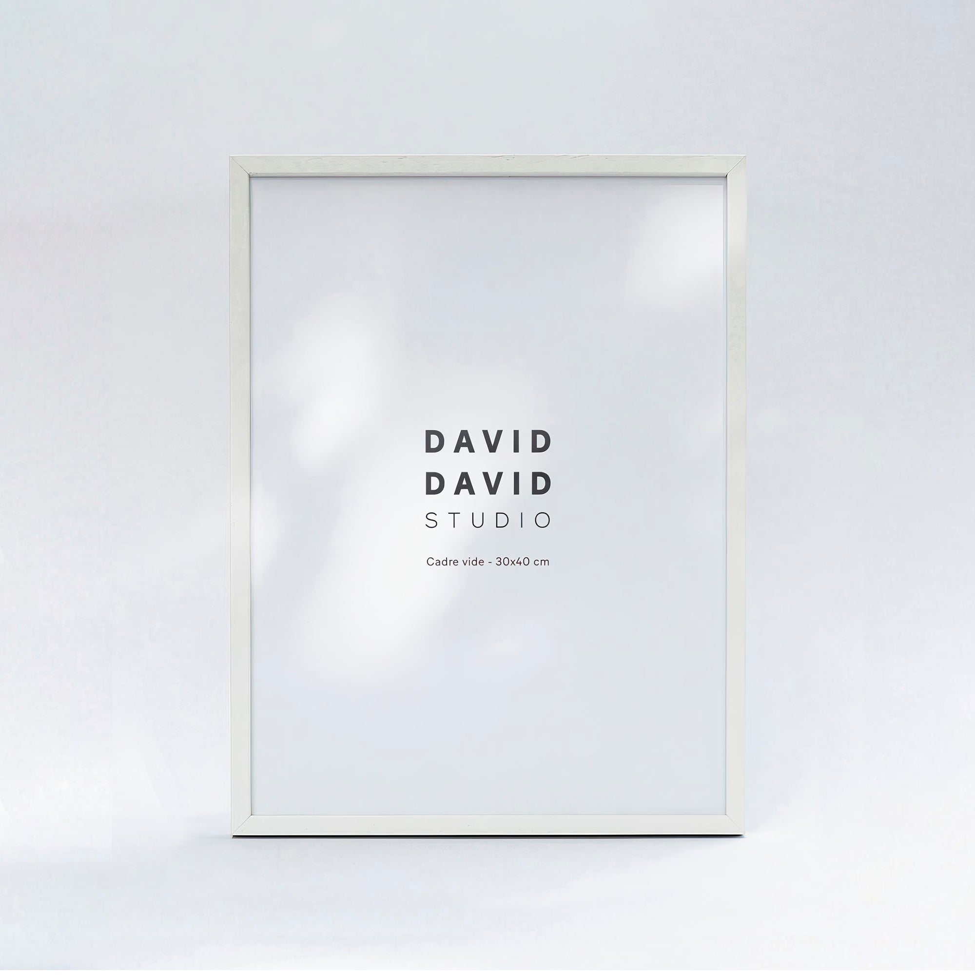 Cadre - Bois laqué blanc