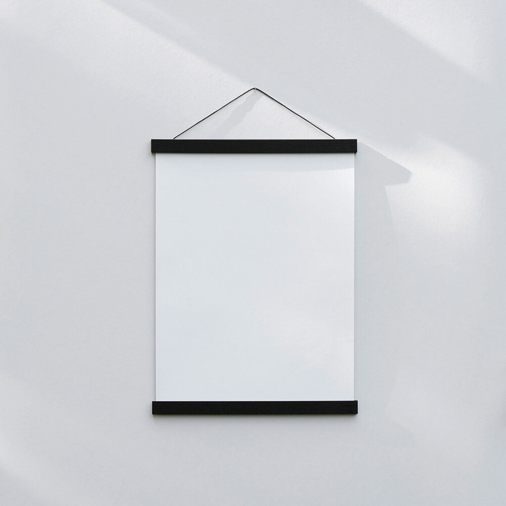 Porte-affiche - Bois noir